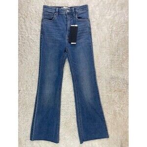 stradivarius Blue Boot Cut Women Jeans